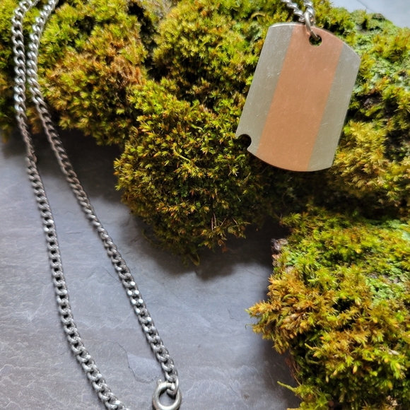 Coppercraft Guild Dogtag Pendant Necklace - Picture 5 of 7